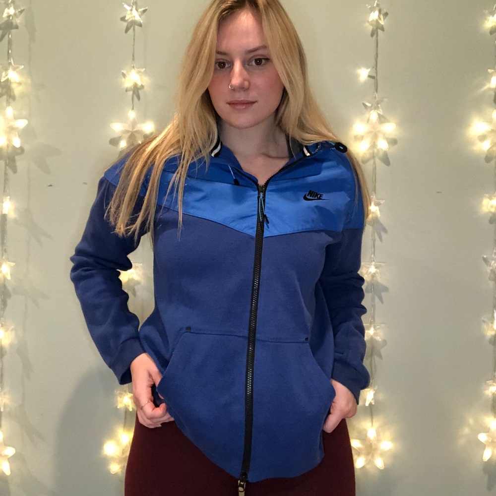 Nike blue windbreaker